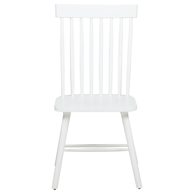 Coaster Andrews 5-Piece Round Wood Dining Table Set in Light Ash Brown/White