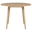Coaster Andrews 5-Piece Round Wood Counter Height Dining Set in Light Ash Brown