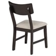 Coaster Catley 5-Piece Wood Drop Leaf Dining Table Set in Dark Coffee Brown
