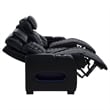 Coaster Zuma 2-Piece Contemporary Faux Leather Dual Power LED Sofa Set in Black