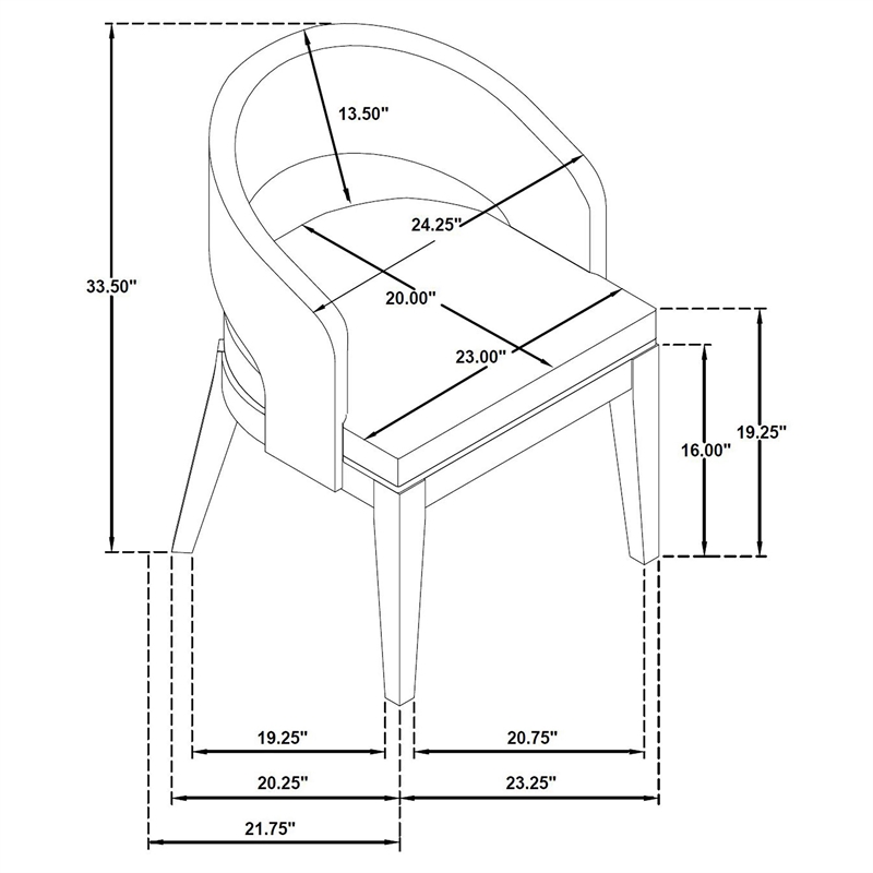 Coaster Leandro 5-Piece Rectangular Wood Dining Set in Burnished Black/Cream