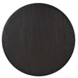 Coaster Leandro 7-Piece Round Wood Dining Set in Burnished Black/Cream