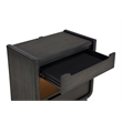 Coaster Leandro 4-Piece Wood Eastern King Bedroom Set in Burnished Black