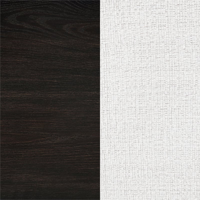 Coaster Leandro 4-Piece Wood Eastern King Bedroom Set in Burnished Black