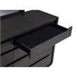 Coaster Leandro 4-Piece Wood Queen Bedroom Set in Burnished Black