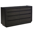 Coaster Leandro 4-Piece Wood Queen Bedroom Set in Burnished Black