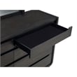 Coaster Leandro 5-Piece Wood Queen Bedroom Set in Burnished Black