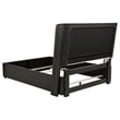 Coaster Leandro 5-Piece Wood Queen Bedroom Set in Burnished Black