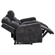 Coaster Kennett 2-Piece Chenille Power Reclining Sofa Set in Dark Gray