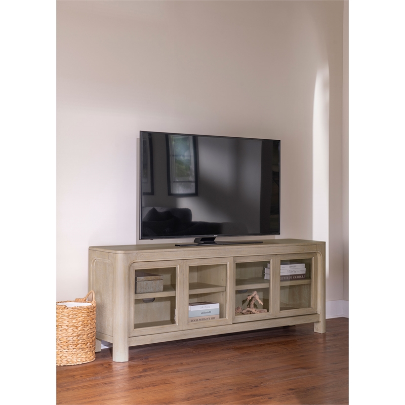 Coaster Solano 2-Door Wood TV Stand for TVs up to 77