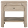 Coaster Solano 1-drawer Wood Nightstand Bedside Table in Weathered Mango Brown