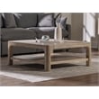 Coaster Solano Coastal Wood Cocktail Coffee Table in Weathered Mango Brown