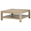 Coaster Solano Coastal Wood Cocktail Coffee Table in Weathered Mango Brown