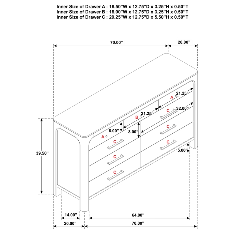 Coaster Solano 4-Piece Wood Eastern King Canopy Bedroom Set in Mango Brown