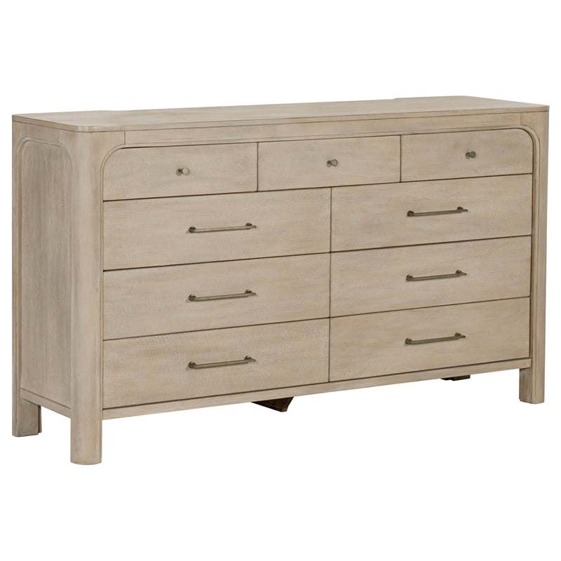 Coaster Solano 4-Piece Wood Queen Bedroom Set in Weathered Mango Brown