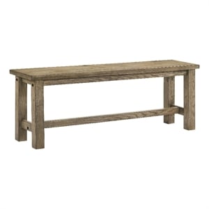 Coaster Cardova 51&quot Rubberwood Dining Bench in Vineyard Oak