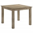 Coaster Cardova Square Rubberwood Counter Height Dining Table in Vineyard Oak