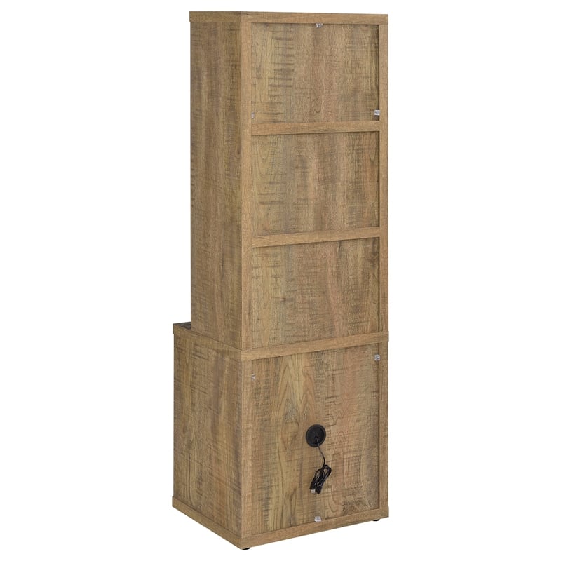 Coaster Westpark 3-Piece Wood Queen Bedroom Set Bookcase Headboard in Brown