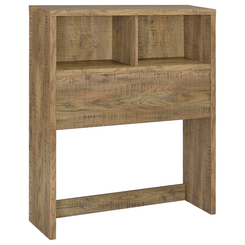 Coaster Westpark 3-Piece Wood Twin Bedroom Set Bookcase Headboard in Brown