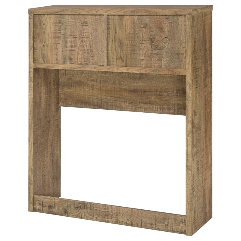 Coaster Westpark 3-Piece Wood Twin Bedroom Set Bookcase Headboard in Brown