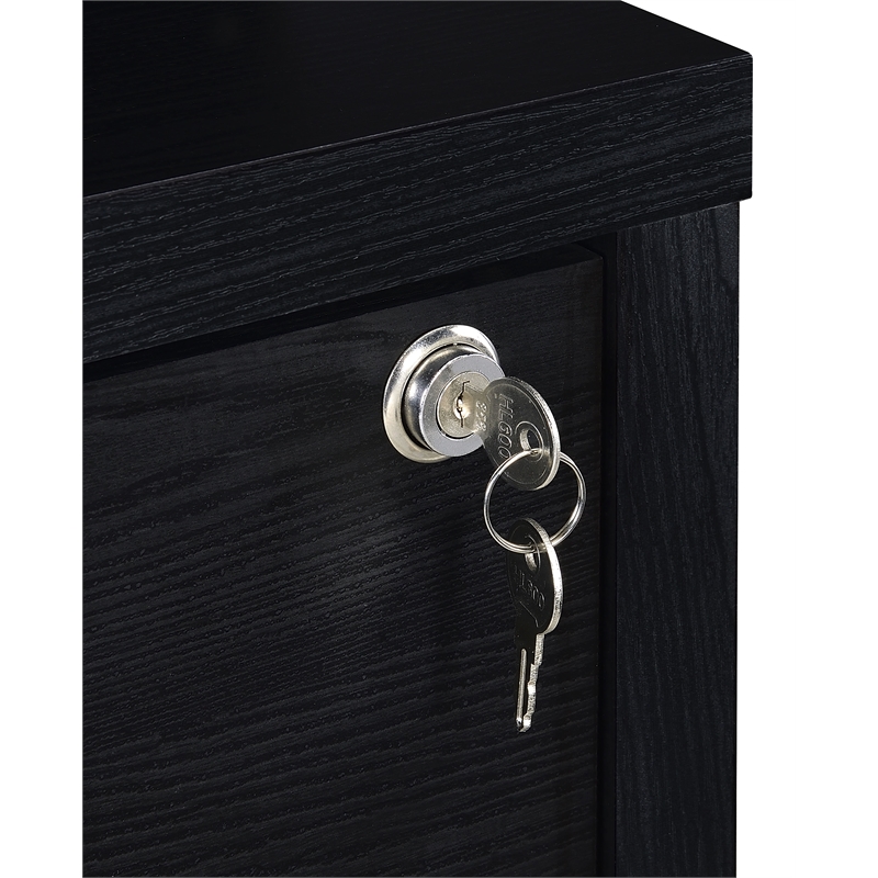 Coaster Westpark 3-Piece Wood Queen Bedroom Set Bookcase Headboard in Black