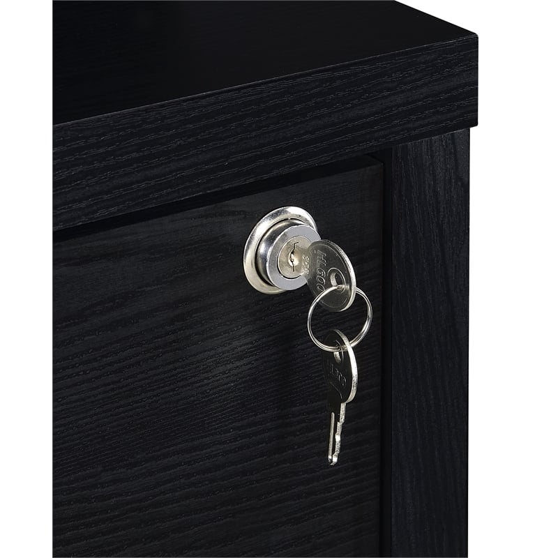 Coaster Westpark 3-Piece Wood Twin Bedroom Set Bookcase Headboard in Black