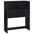 Coaster Westpark 3-Piece Wood Twin Bedroom Set Bookcase Headboard in Black