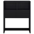 Coaster Westpark 3-Piece Wood Twin Bedroom Set Bookcase Headboard in Black