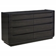Coaster Leandro 5-Piece Wood California King Bedroom Set in Burnished Black