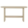 Coaster Kailani Coastal Wood Sofa Console Table with Shelf in Beige Oak