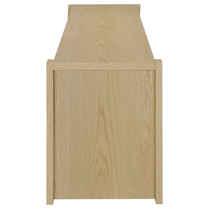 Coaster Laurelton 78-inch 4-door Engineered Wood TV Stand in Light Oak