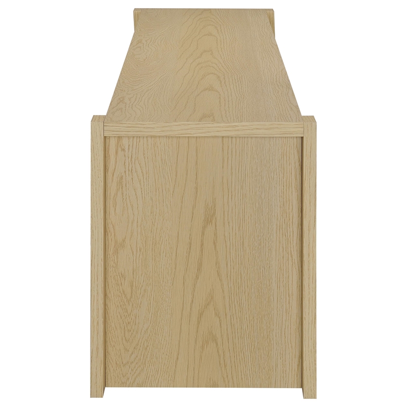 Coaster Laurelton 78-inch 4-door Engineered Wood TV Stand in Light Oak