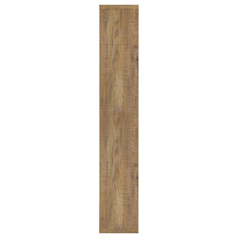 Coaster Theo 71-inch 6-shelf Engineered Wood Bookshelf in Mango