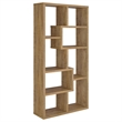 Coaster Theo 71-inch 6-shelf Engineered Wood Bookshelf in Mango