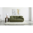 Coaster Elysia Chenille Upholstered Modular Lounge Loveseat in Green