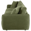 Coaster Elysia Chenille Upholstered Modular Lounge Sofa in Green