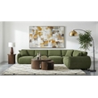 Coaster Elysia 6-piece Chenille Upholstered Modular Sectional Sofa in Green
