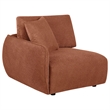 Coaster Elysia 5-piece Chenille Upholstered Modular Sectional Sofa in Coral