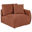 Coaster Elysia 5-piece Chenille Upholstered Modular Sectional Sofa in Coral