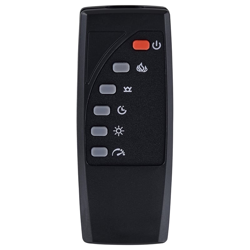 Coaster Mallory TV Stand Fireplace Console Bluetooth Speaker in Black High Gloss