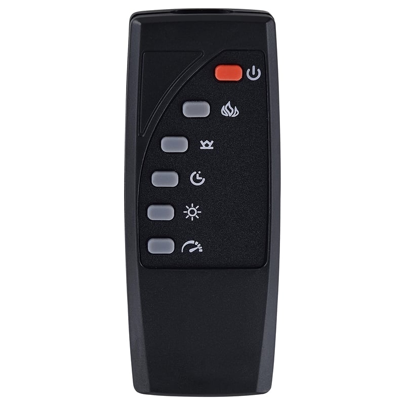 Coaster Mallory TV Stand Fireplace Console Bluetooth Speaker in Gray High Gloss