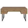 Coaster Analiese 63-inch 4-drawer Engineered Wood Writing Desk in Brown