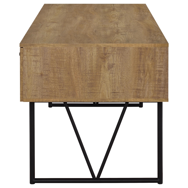 Coaster Analiese 63-inch 4-drawer Engineered Wood Writing Desk in Brown