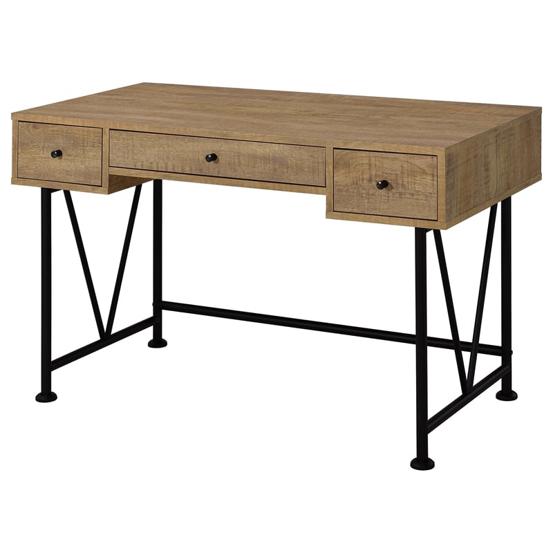 Coaster Analiese 47-inch 3-drawer Engineered Wood Writing Desk in Brown