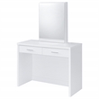Coaster Bunbury Engineered Wood Makeup Vanity Table Set in White