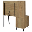 Coaster Souza 5-Drawer Makeup Vanity Table With LED Mirror in Brown