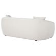 Coaster Isabella Fabric Upholstered Curved Silhouette Sofa in Sand color
