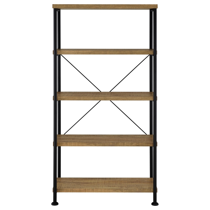 Coaster Analiese Engineered Wood 63-inch 4-shelf Bookshelf in Brown