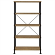 Coaster Analiese Engineered Wood 63-inch 4-shelf Bookshelf in Brown