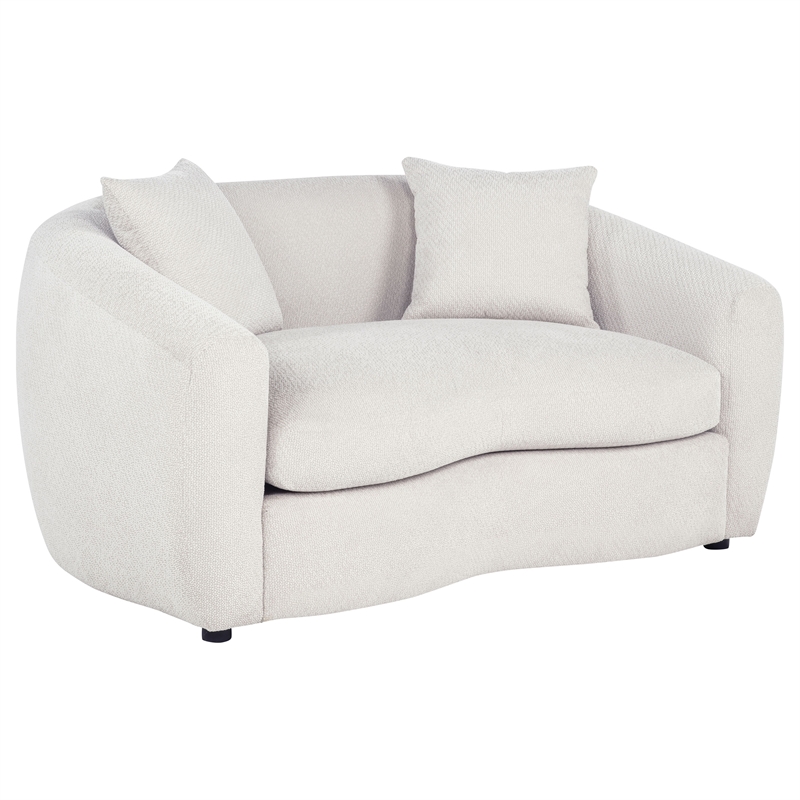 Coaster Isabella 2-piece Fabric Upholstered Sofa Set in Sand
